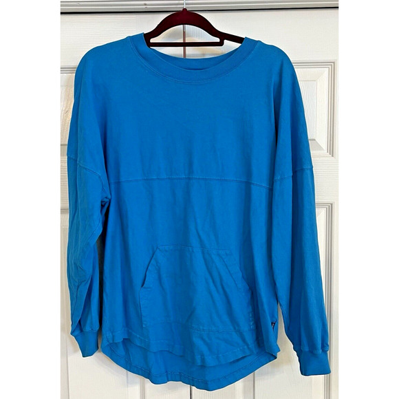 Spirit Jersey FINS UP Landshark Pool Blue Unisex Long Sleeve Relaxed Small - Picture 3 of 5